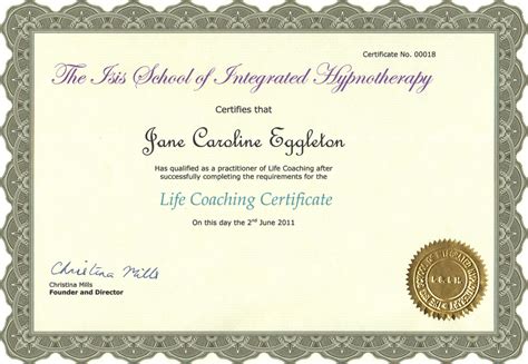 life coaching certification for therapists.